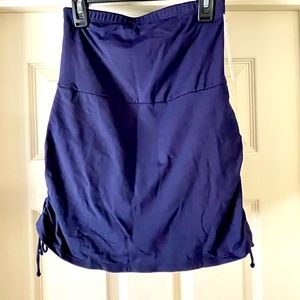 NEW! Anne Cole Tummy Control Navy Skirted Bottom